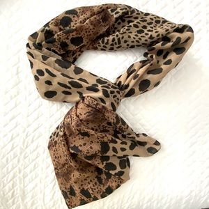 Chic Animal Print Scarf
